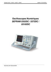 SEFRAM 5352DC Manuel D'utilisation