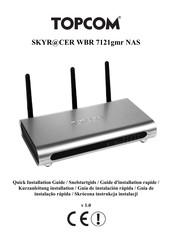 Topcom SKYR@CER WBR 7121gmr NAS Guide D'installation Rapide