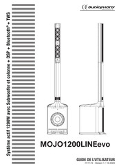 Audiophony PA MOJO1200LINEevo Guide De L'utilisateur