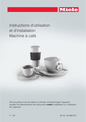 Miele CVA 6800 Instructions D'utilisation Et D'installation