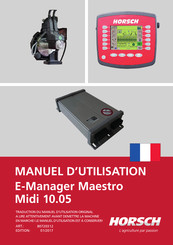 horsch E-Manager Maestro Midi 10.05 Manuel D'utilisation