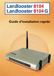 BeWAN LanBooster 8104 Guide D'utilisation Rapide
