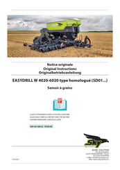 SKY Agriculture EASYDRILL W 6020 Notice Originale