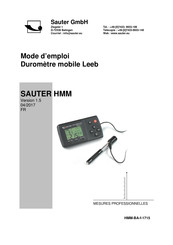 sauter HMM Mode D'emploi