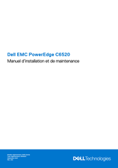 Dell EMC PowerEdge C6520 Manuel D'installation Et De Maintenance