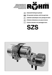 Rohm SZS 77/170 Instructions De Service