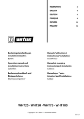 Vetus WHT50 Manuel D'utilisation Et Instructions D'installation