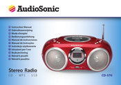 AudioSonic CD-570 Mode D'emploi