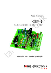 Tams Elektronik GBM-1 Mode D'emploi