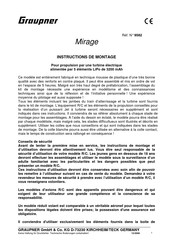 GRAUPNER Mirage Instructions De Montage