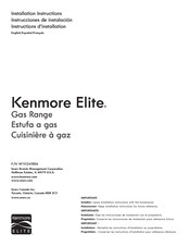 KENMORE ELITE W11024188A Instructions D'installation