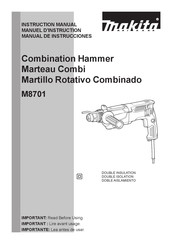 Makita M8701 Manuel D'instruction