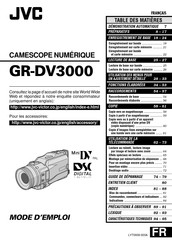 JVC GR-DV3000 Mode D'emploi