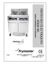 Frymaster RE Série Guide D'installation Et D'utilisation