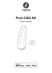 signia Pure C&G AX Guide D'utilisation