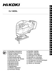 HIKOKI CJ 18DSL Mode D'emploi