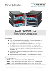 Motrona SA 340 Manuel D'utilisation