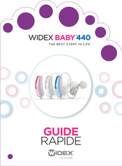 Widex BABY 440 Guide Rapide