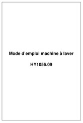 Hyundai HY1056.09 Mode D'emploi