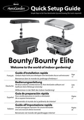 AeroGarden Bounty Elite Guide D'utilisation Rapide