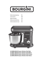 Bourgini Classic Kitchen Chef Silver Mode D'emploi