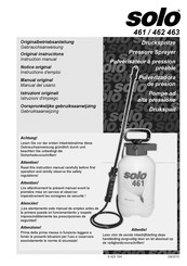 Solo 461 Notice Originale
