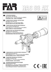 Far RAC 83 AX Traduction Des Instructions Originales