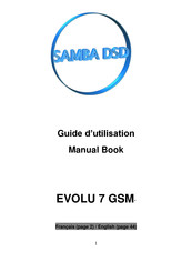 Samba DSD EVOLU 7 GSM Guide D'utilisation