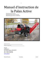 Palax Active D270 Manuel D'instructions