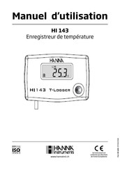 Hanna Instruments HI 143 Manuel D'utilisation