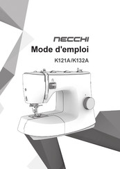 Necchi K132A Mode D'emploi