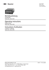 Baumer ISI30.012AX01 Instructions D'utilisation