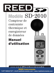 REED SD-2010 Manuel D'utilisation