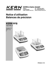 KERN PFB 3000-2A Notice D'utilisation