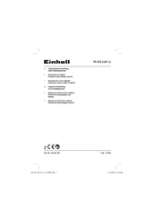 EINHELL TC-CG 3,6/1 Li Instructions D'origine