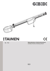 GiBiDi TAIMEN T6 Instructions D'installation