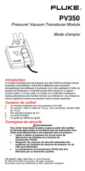 Fluke PV350 Mode D'emploi