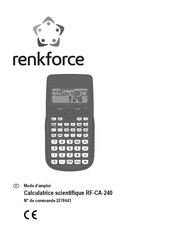 Renkforce 2270443 Mode D'emploi