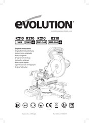 Evolution R210SMS+ Notice Originale
