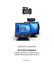 Elo Touch Solutions B 15 Série Guide De L'utilisateur