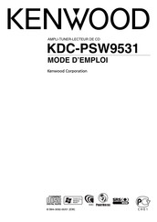 Kenwood KDC-PSW9531 Mode D'emploi