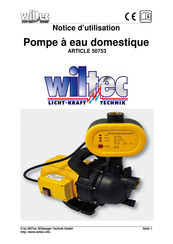 WilTec 50753 Notice D'utilisation