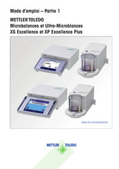 Mettler Toledo XP Excellence Plus Mode D'emploi