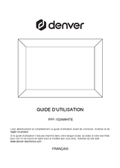 Denver PFF-1024WHITE Guide D'utilisation