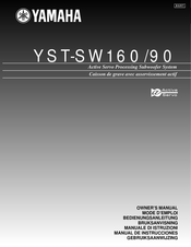 Yamaha YST-SW160/90 Mode D'emploi