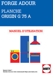 FORGE ADOUR ORIGIN G45 ACIER Manuel D'utilisation