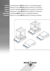 Mettler Toledo MS-TS Guide De L'utilisateur