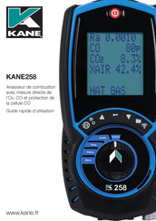 Kane 258 Guide Rapide D'utilisation