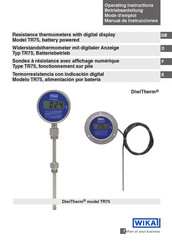 WIKA DiwiTherm TR75 Mode D'emploi