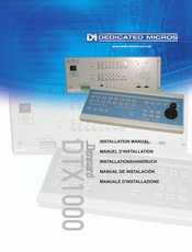 Dedicated Micros Dennard DTX1000 Manuel D'installation